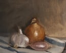 Image 4 of Nature morte à l'oignon, à l'ail et à l'échalote
