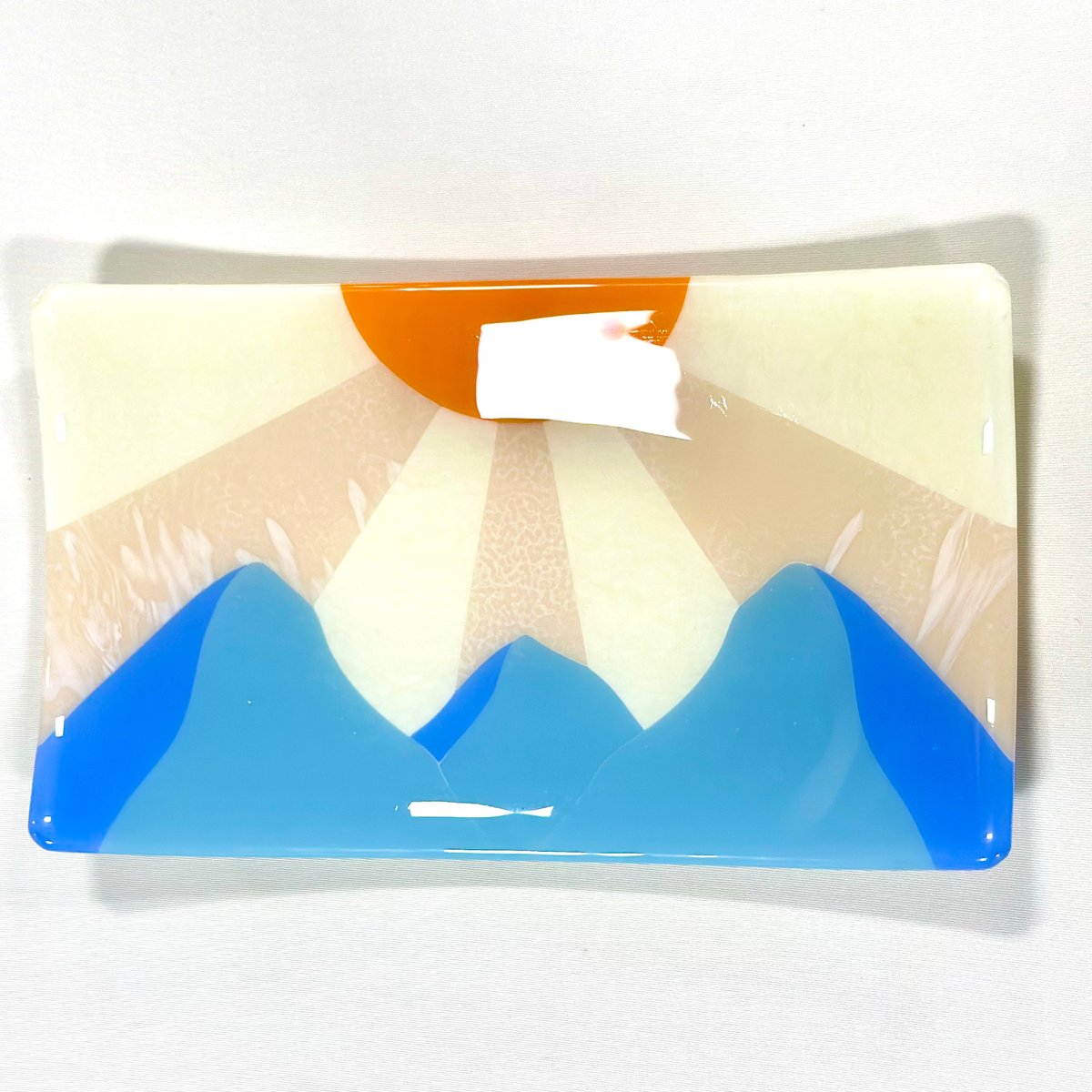 Image of The Mountain Range Rectangular Dish-12"x7"