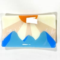 Image 1 of The Mountain Range Rectangular Dish-12"x7"