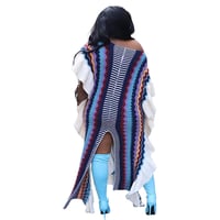 Image 5 of MIAMI RUFFLED SLIT DRESS