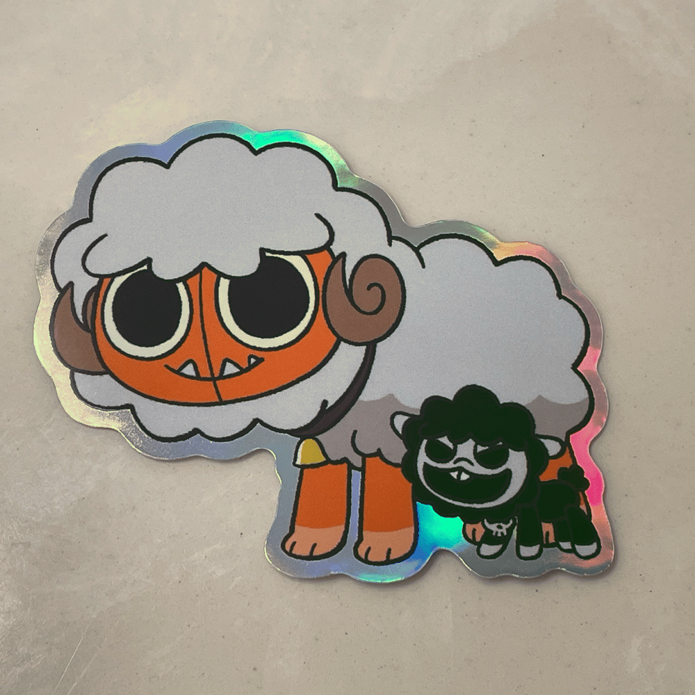 Image of Woolaby (Sheep Yarnaby) Sticker