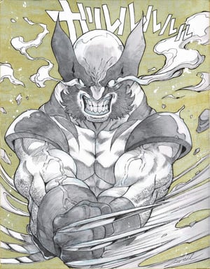 Image of Original Art : Wolverine Gold // Thikyo Godtail