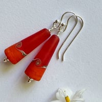 Image 5 of Orange Earrings