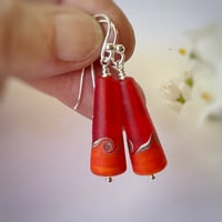 Image 4 of Orange Earrings