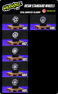 Image 9 of RESIN STANDARD WHEELS   