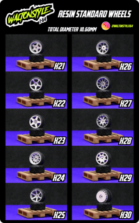 Image 3 of RESIN STANDARD WHEELS   