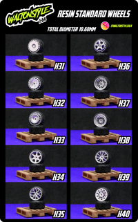 Image 4 of RESIN STANDARD WHEELS   