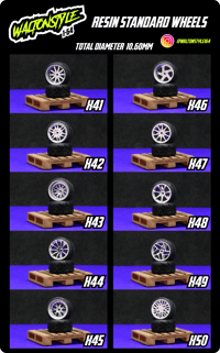 Image 5 of RESIN STANDARD WHEELS   