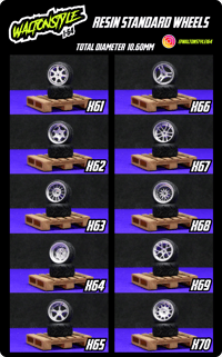 Image 7 of RESIN STANDARD WHEELS   