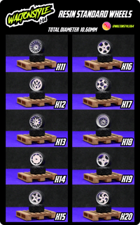 Image 2 of RESIN STANDARD WHEELS   