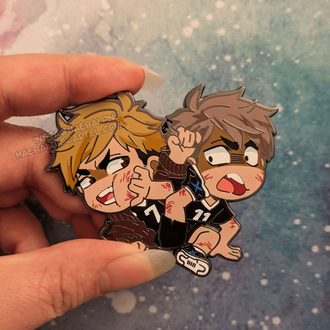 Miya Twins Enamel Pins