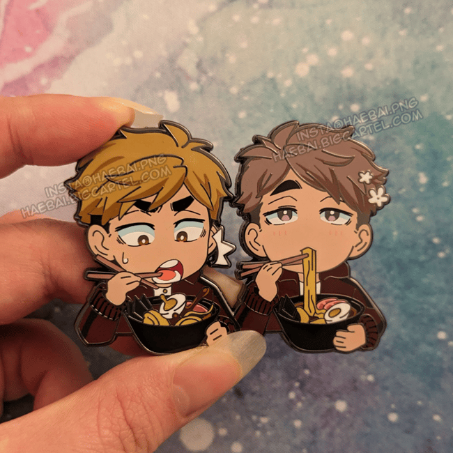 Miya Twins Enamel Pins