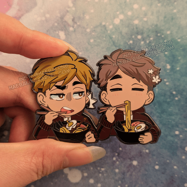 Miya Twins Enamel Pins