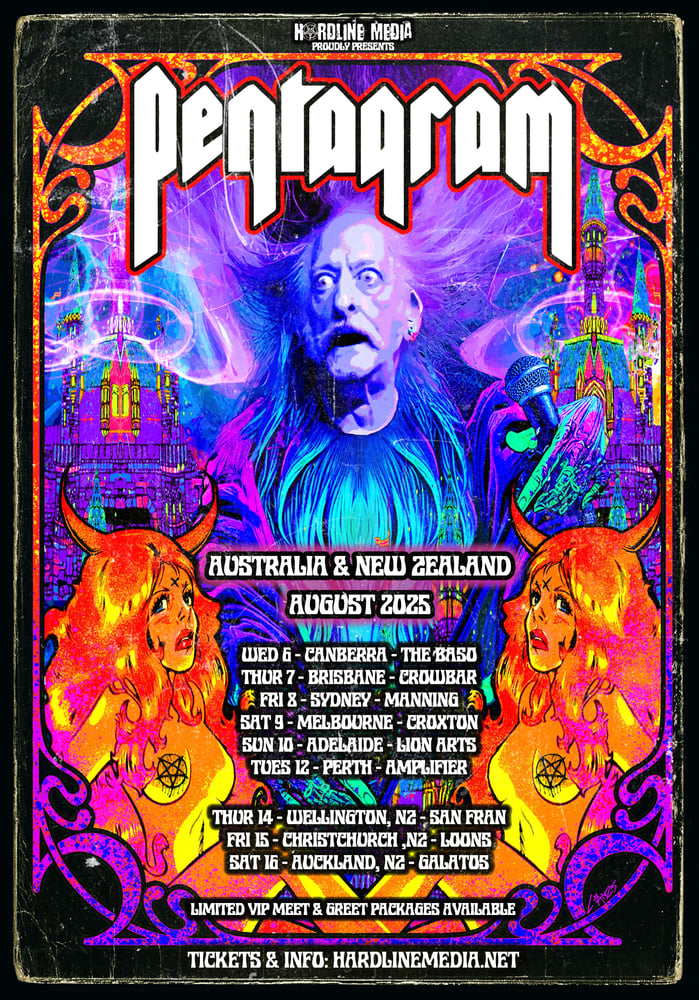 Image of PENTAGRAM - ADELAIDE - LION ARTS FACTORY - SUN 10TH AUG - VIP MEET AND GREET PRESALE