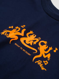 Image 2 of Brain Noise Tee - navy