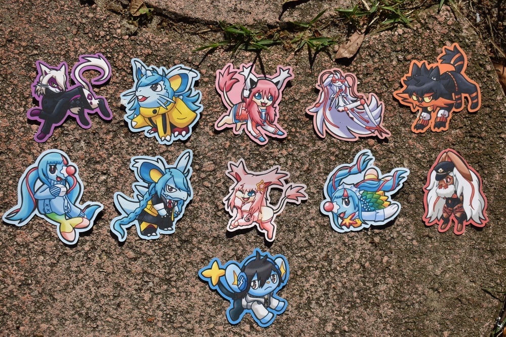 AITSF x Pokemon Kiss-Cut Vinyl Stickers