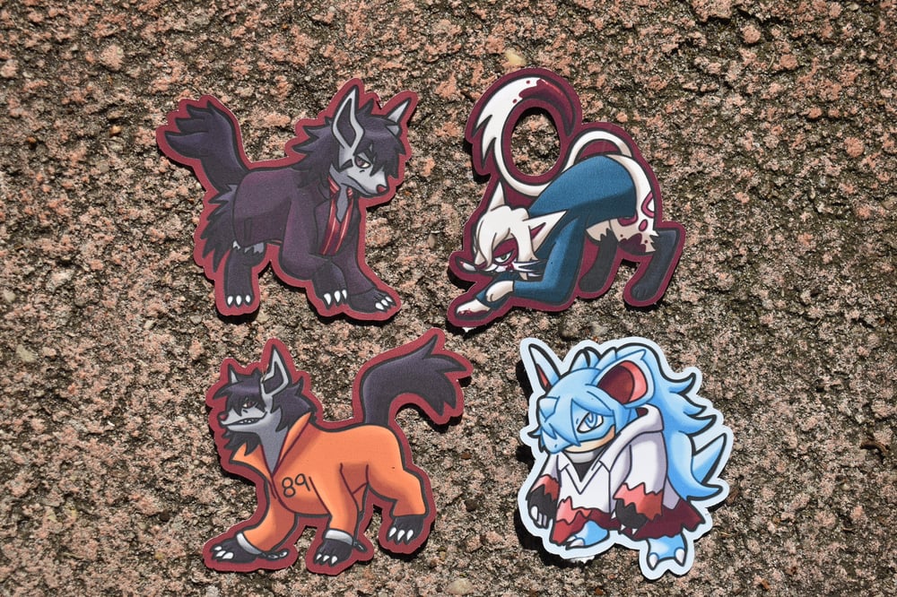 AITSF x Pokemon Kiss-Cut Vinyl Stickers
