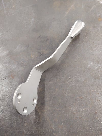 Image of Stainless steel 4 speed shift lever( layed back) 