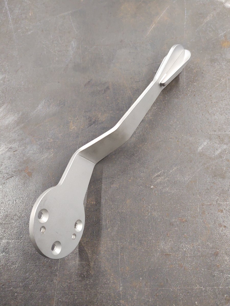 Image of Stainless steel 4 speed shift lever( layed back) 