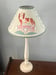 Image of "The Cecilia" - Hand Painted Fabric Shade for a Table Lamp