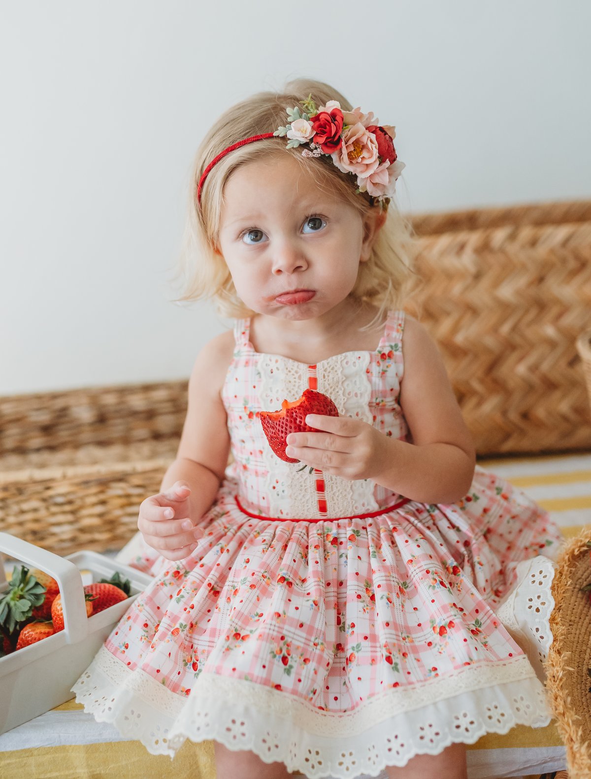 Image of Strawberry Baby Dress