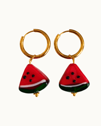 Watermelon earrings 