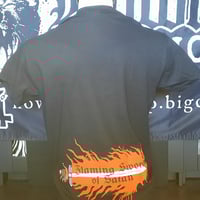 Image 2 of Impaled Nazarene "Flaming sword of Satan" shirt