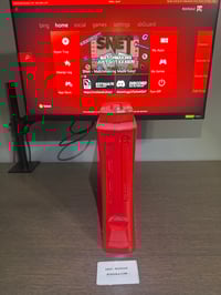 Image 1 of Xbox 360 Custom RED Sparkle 120GB SSD RGH3 Console
