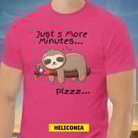 Image 4 of Just Five More Minutes Unisex Classic Tee