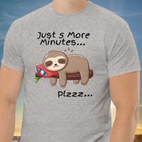Image 1 of Just Five More Minutes Unisex Classic Tee