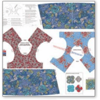 Image 5 of IVY MAE Baby Jumper Dress Panel by Studio T. Green for Riley Blake Designs