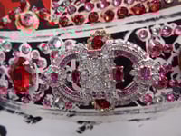 Image 3 of Prestige A3 Art Deco Diamond and Ruby Box Framed Crown