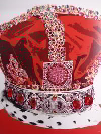 Image 6 of Prestige A3 Art Deco Diamond and Ruby Box Framed Crown