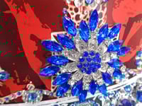 Image 3 of Prestige A3 Jewel Crown in Blue in 3D box frame