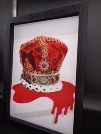 Image 2 of Prestige A3 Jewelled Red and Yellow Crown in 3D box frame