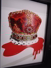 Image 9 of Prestige A3 Jewelled Red and Yellow Crown in 3D box frame