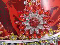 Image 5 of Prestige A3 Jewelled Red and Yellow Crown in 3D box frame