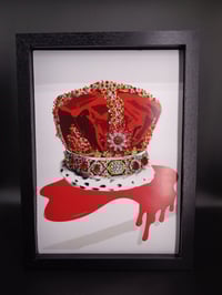 Image 1 of Prestige A3 Jewelled Red and Yellow Crown in 3D box frame