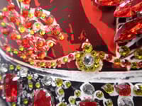 Image 12 of Prestige A3 Jewelled Red and Yellow Crown in 3D box frame