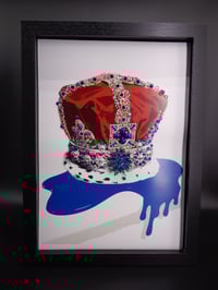 Image 1 of Prestige A3 Blue Jewel and Lapis Crown in 3D box frame