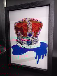 Image 6 of Prestige A3 Blue Jewel and Lapis Crown in 3D box frame