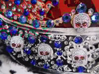 Image 13 of Prestige A3 Blue Jewel and Lapis Crown in 3D box frame