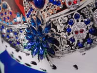 Image 19 of Prestige A3 Blue Jewel and Lapis Crown in 3D box frame