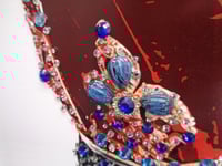 Image 20 of Prestige A3 Blue Jewel and Lapis Crown in 3D box frame