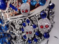 Image 18 of Prestige A3 Blue Jewel and Lapis Crown in 3D box frame