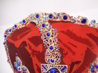 Image 21 of Prestige A3 Blue Jewel and Lapis Crown in 3D box frame