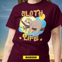 Image 6 of Living The Sloth Life Unisex Shirt