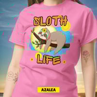 Image 2 of Living The Sloth Life Unisex Shirt