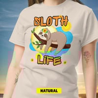 Image 7 of Living The Sloth Life Unisex Shirt