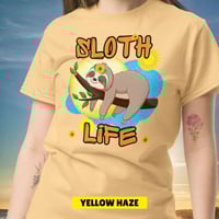 Image 13 of Living The Sloth Life Unisex Shirt